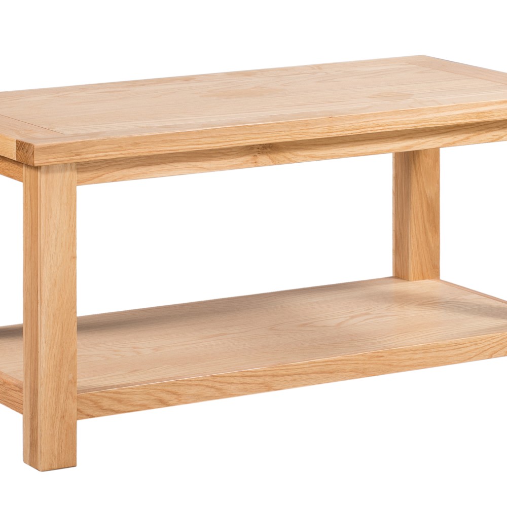 Dorset Oak Large Coffee Table With Shelf Dorset Oak Large Coffee Table With Shelf