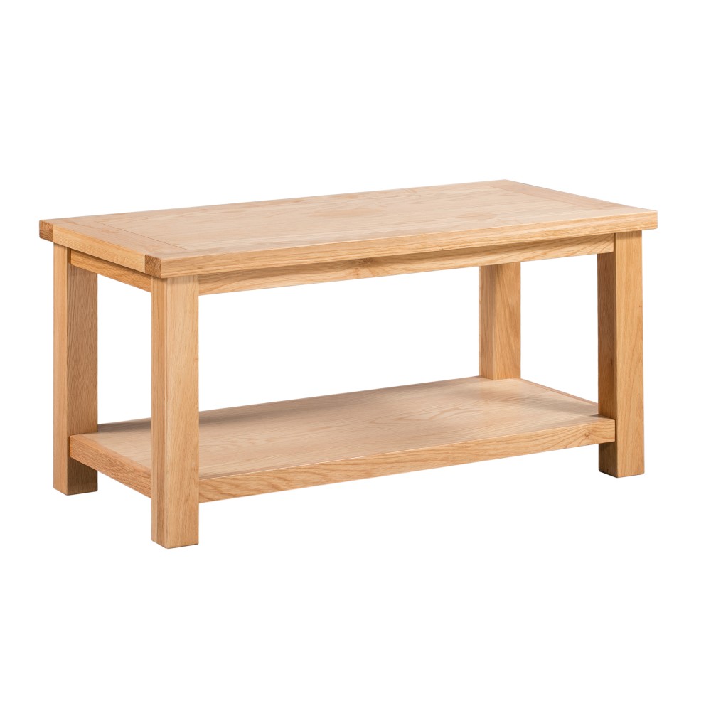 Dorset Oak Large Coffee Table With Shelf Dorset Oak Large Coffee Table With Shelf