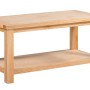 Dorset Oak Large Coffee Table With Shelf