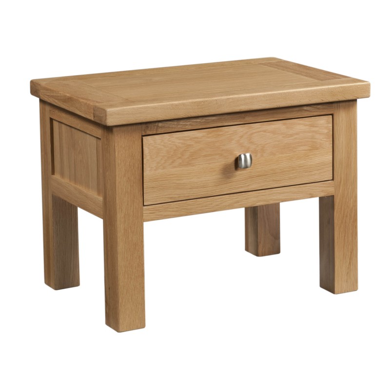 Dorset Oak Side Table with Drawer