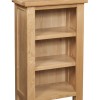 Dorset Oak Small Slim Bookcase
