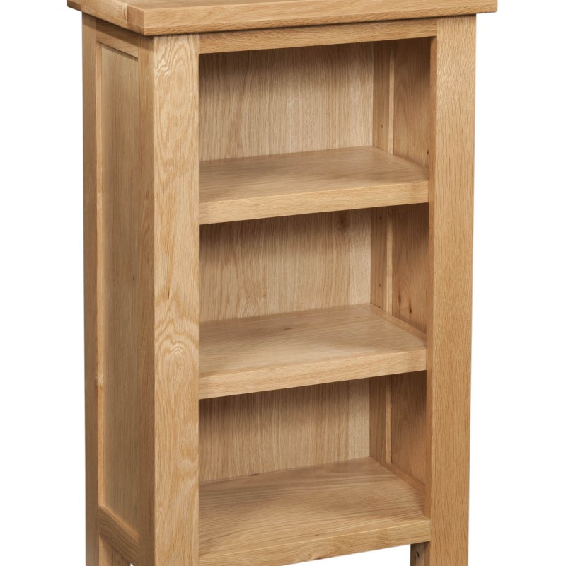 Dorset Oak Small Slim Bookcase