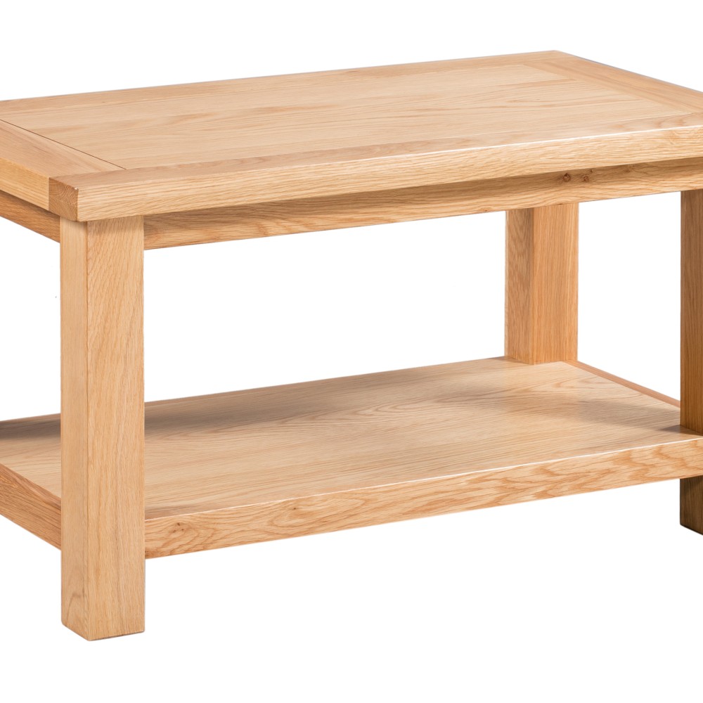 Dorset Oak Small Coffee Table with Shelf Dorset Oak Small Coffee Table with Shelf