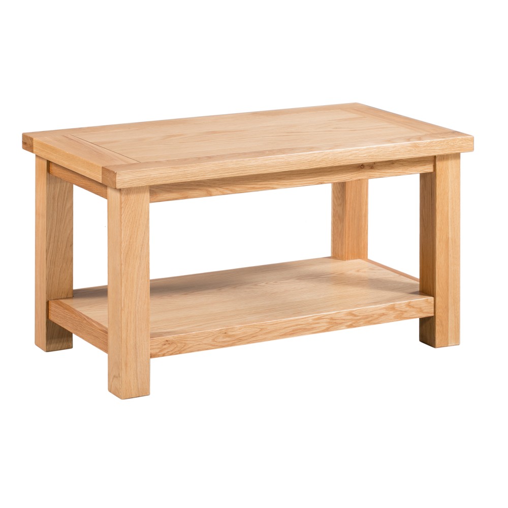 Dorset Oak Small Coffee Table with Shelf Dorset Oak Small Coffee Table with Shelf