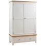 Dorset Painted Double 2 Drawer Wardrobe