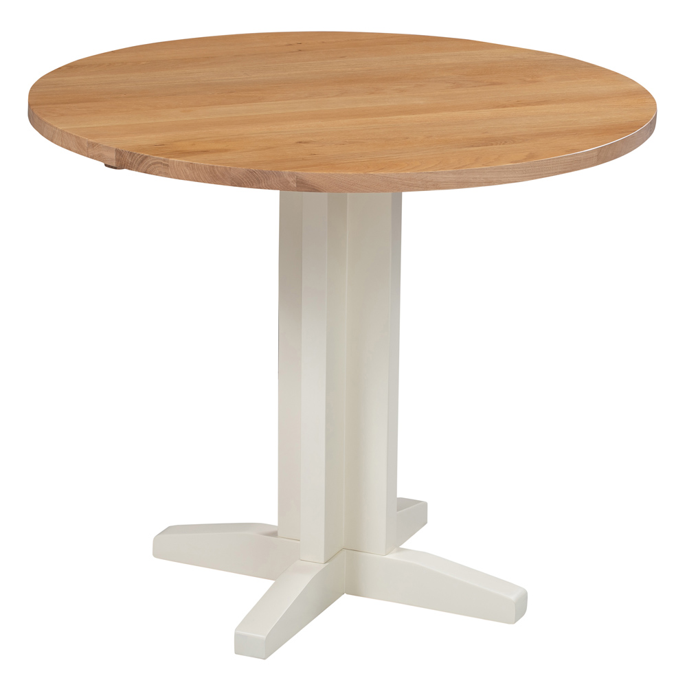 Dorset Painted Round Drop Leaf Table