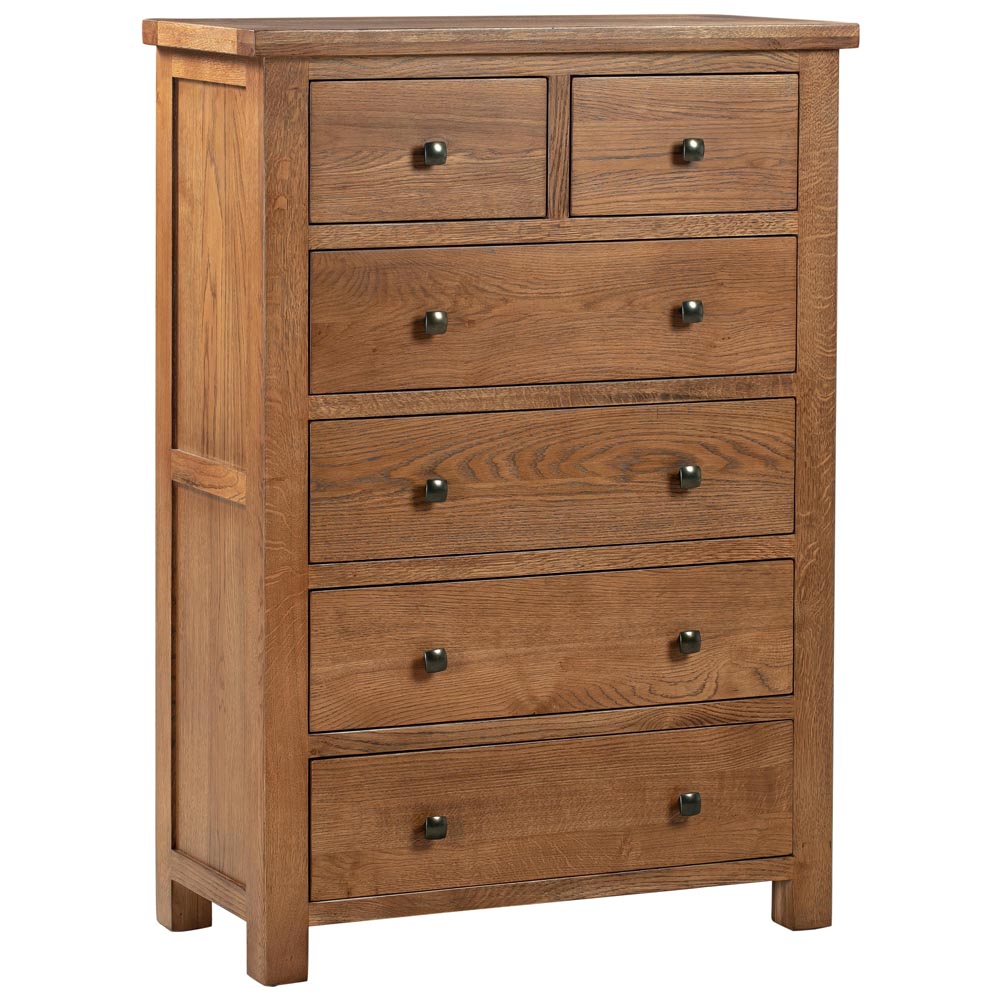 Dorset Rustic Oak 2 Over 4 Chest