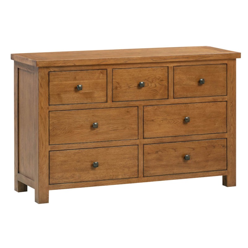 Dorset Rustic Oak 3 Over 4 Chest