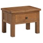 Dorset Rustic Oak Side Table with Drawer