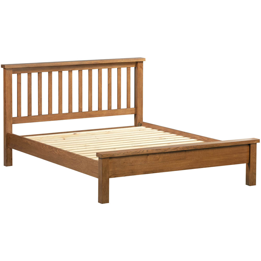 Dorset Rustic Oak Double Bed