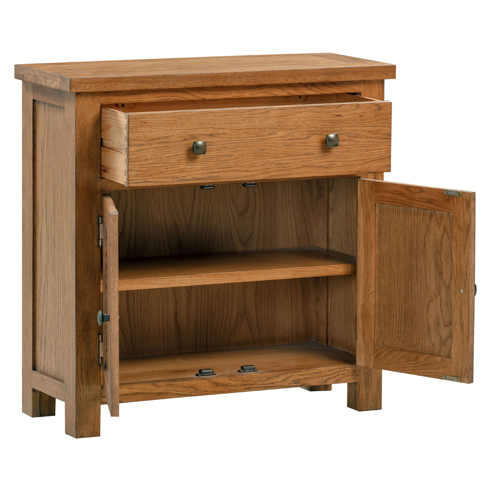 Dorset Rustic Oak Compact Sideboard