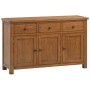 Dorset Rustic Oak 3 Door Sideboard