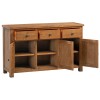 Dorset Rustic Oak 3 Door Sideboard