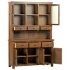 Dorset Rustic Oak Glazed Dresser