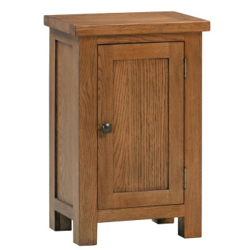 Dorset Rustic Oak Small 1 Door Cupboard Cabinet