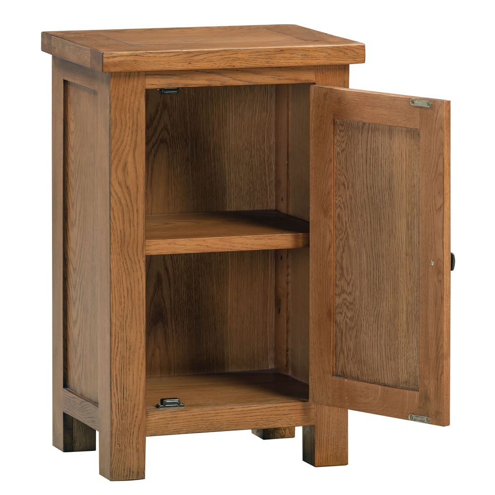 Dorset Rustic Oak Small 1 Door Cupboard Cabinet Dorset Rustic Oak Small 1 Door Cupboard Cabinet