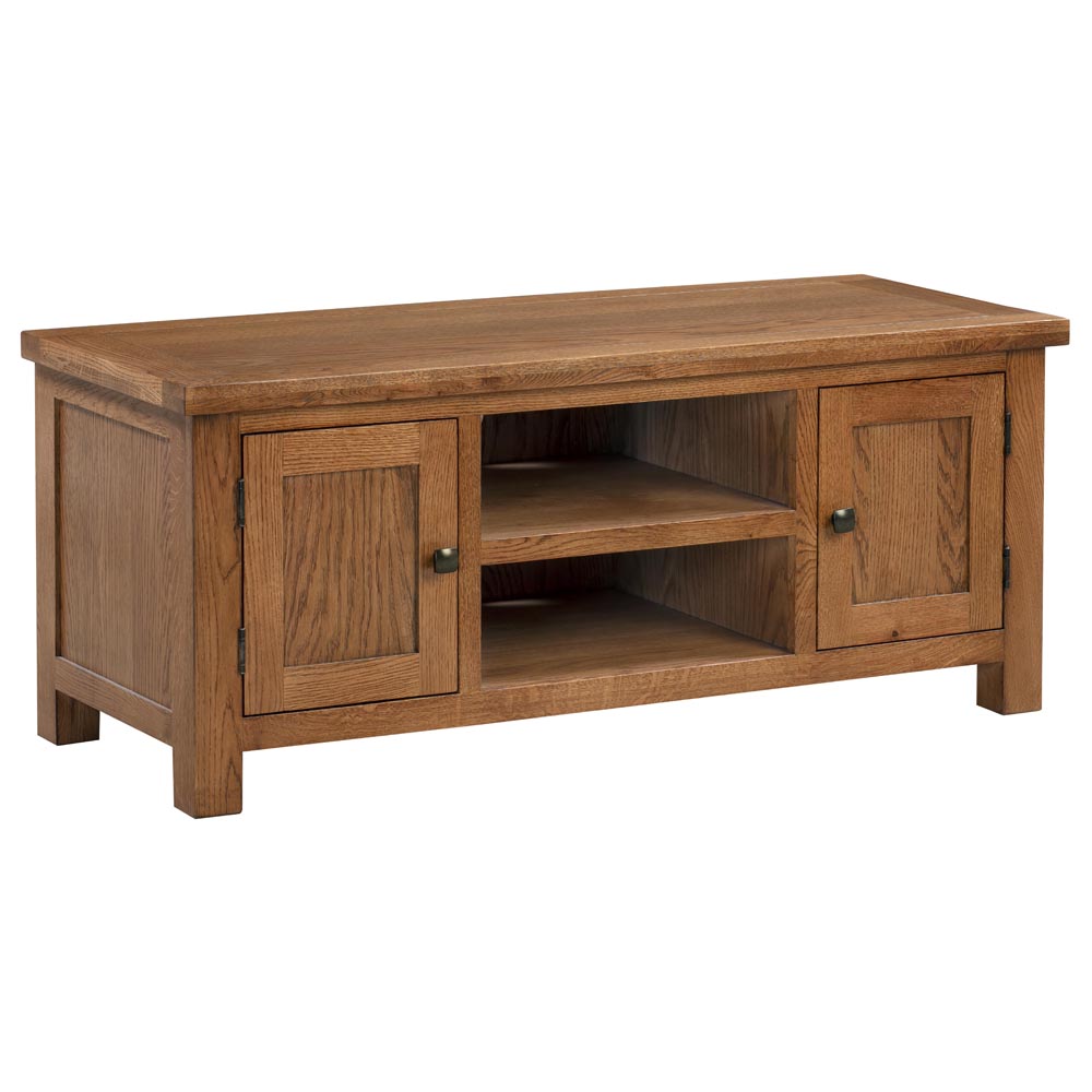 Dorset Rustic Oak Large TV Unit