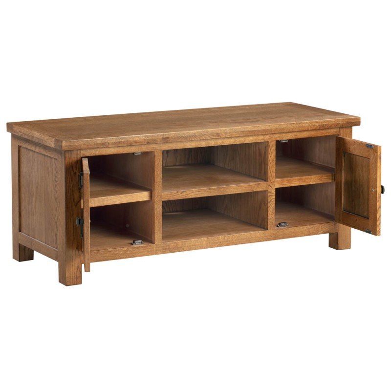 Dorset Rustic Oak Large TV Unit