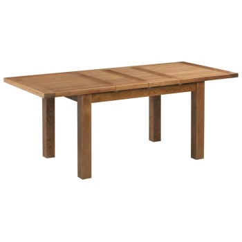 Dorset Rustic Oak 132cm Extending Dining Table