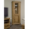Deluxe Oak Corner Display Unit