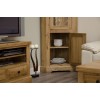 Deluxe Oak Corner Display Unit