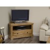 Deluxe Oak Corner TV Unit