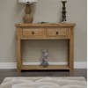 Deluxe Oak Hall Console Table