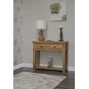 Deluxe Oak Hall Console Table