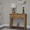 Deluxe Oak Hall Console Table