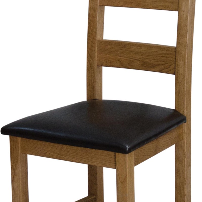 Deluxe Oak Ladder Back Chair