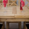 Deluxe Oak Large 1800 Twin Leaf Extending Dining Table