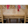 Deluxe Oak Large 1800 Twin Leaf Extending Dining Table