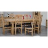 Deluxe Oak Large 1800 Twin Leaf Extending Dining Table