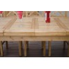 Deluxe Oak Large 1800 Twin Leaf Extending Dining Table
