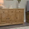 Deluxe Oak Large Sideboard