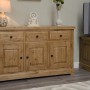 Deluxe Oak Large Sideboard
