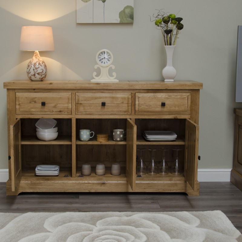 Deluxe Oak Large Sideboard