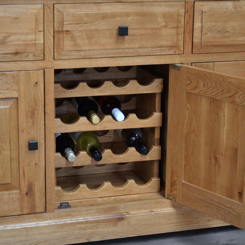 Deluxe Oak Large Sideboard