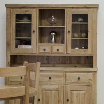 Deluxe Oak Large Sideboard Dresser Top