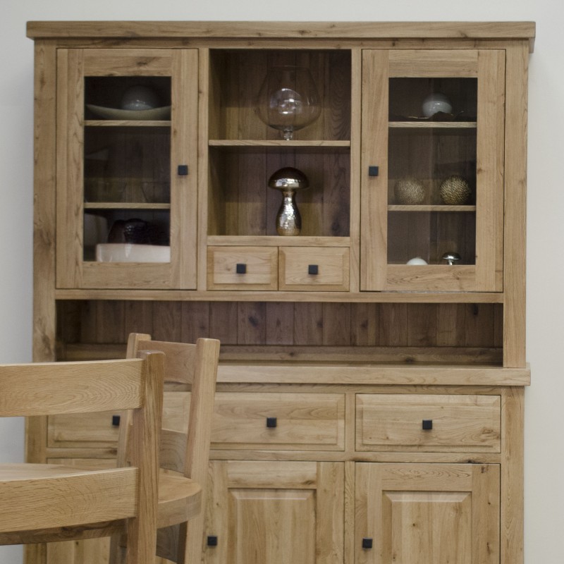 Deluxe Oak Large Sideboard Dresser Top