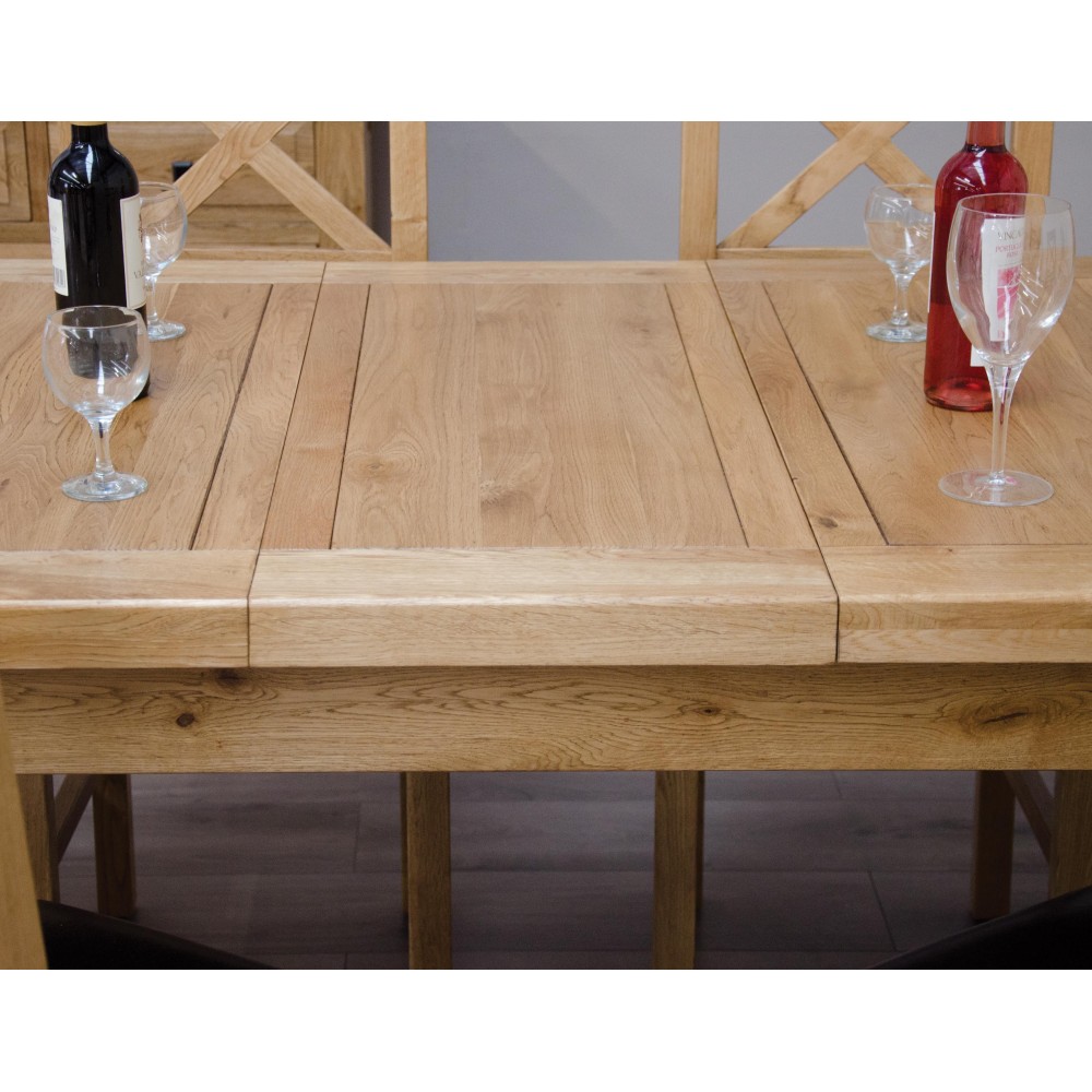 Deluxe Oak Medium 1500 Twin Leaf Extending Dining Table Deluxe Oak Medium 1500 Twin Leaf Extending Dining Table