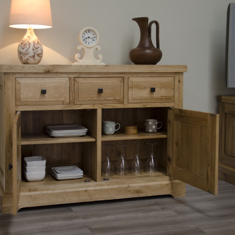 Deluxe Oak Medium Sideboard