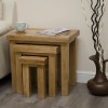 Deluxe Oak Nest of Tables