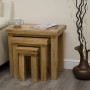 Deluxe Oak Nest of Tables