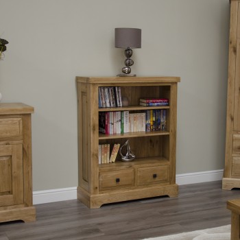 Deluxe Oak Small Bookcase