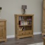Deluxe Oak Small Bookcase