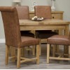 Deluxe Oak Small Extending Butterfly Dining Table