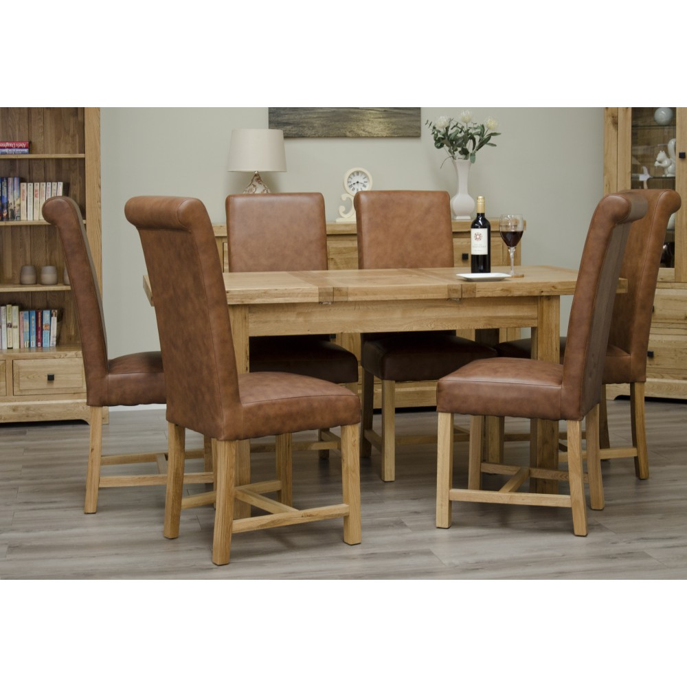 Deluxe Oak Small Extending Butterfly Dining Table Deluxe Oak Small Extending Butterfly Dining Table