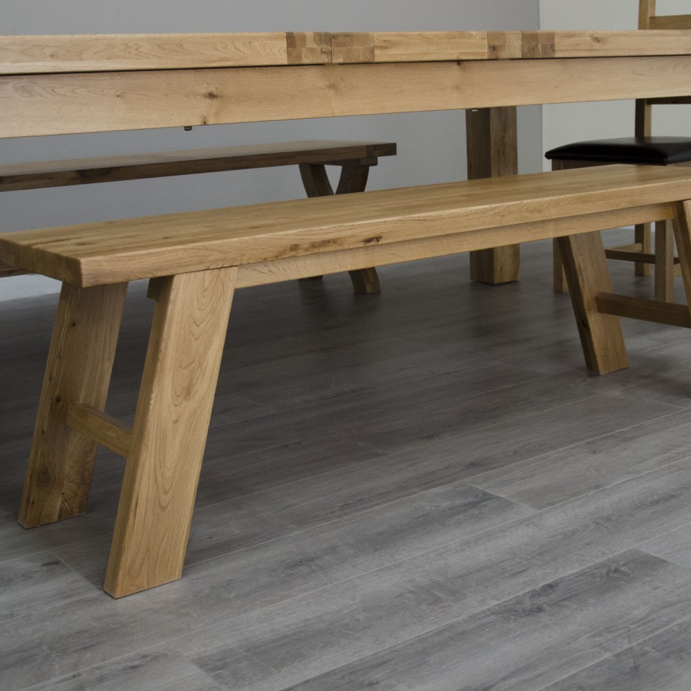 Deluxe Oak Standard Bench