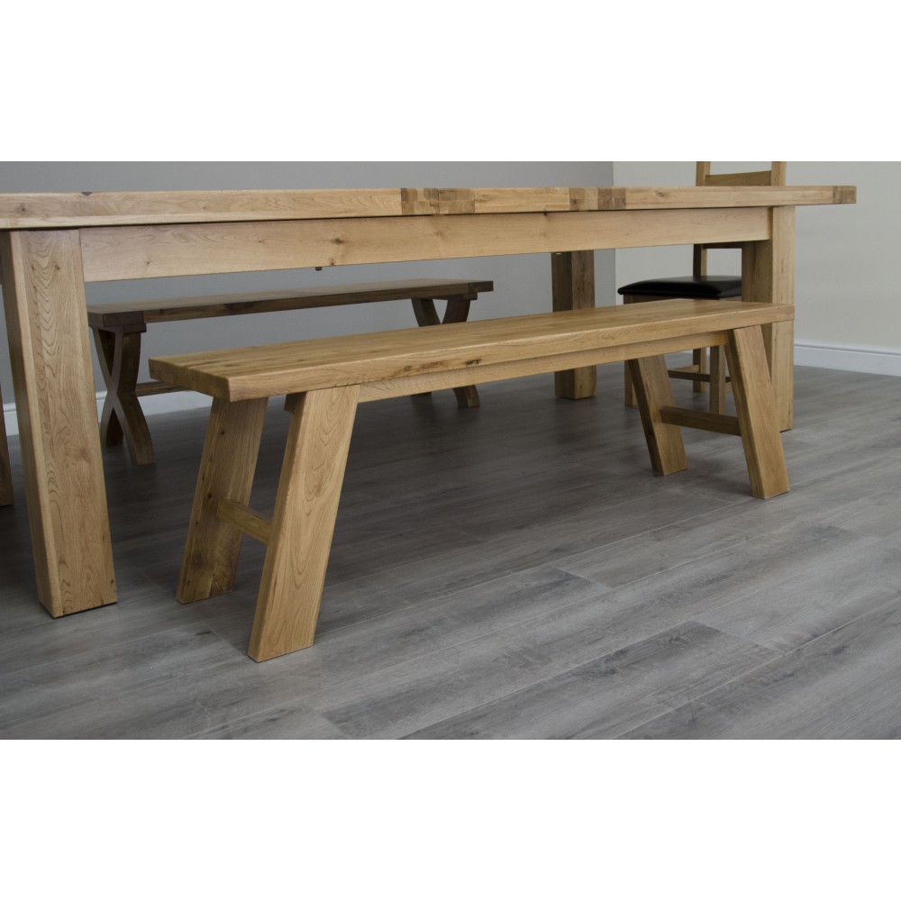 Deluxe Oak Standard Bench